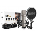 Rode NT1-A Kit Mikrofon do nagrywania w zestawie z pop filtrem i koszem