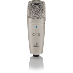 Behringer C-1U Mikrofon pojemnościowy USB do nagrywania wokalu i instrumentów