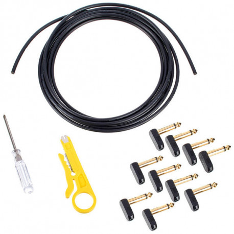 Harley Benton Solder-Free Patch Cable KIT - zestaw kabli do efektów bez lutowania