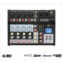 RH SOUND SE6-ME - Mikser dźwięku stereo / odtwarzacz MP3 / Bluetooth