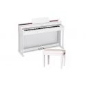 CASIO AP-470 WE SET- pianino cyfrowe (elektryczne) z ławą w zestawie