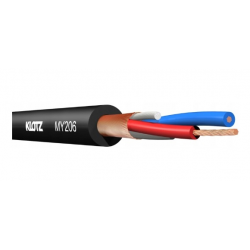 KLOTZ MY206 BK Kabel mikrofonowy / symetryczny - Sprzedaż na metry (Rolka 100mb)