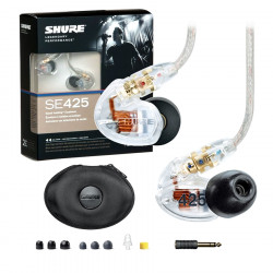 Shure SE425 CLEAR - profesjonalne słuchawki / monitory douszne stereo