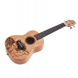 LAILA UFG-2311-A CAT seria FUN - ukulele koncertowe z grafiką