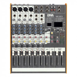 DNA ME-8FX Mikser audio 8-kanałowy USB Bluetooth ME8FX