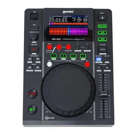 GEMINI-MDJ-500 Profesjonalny odtwarzacz USB MP3 dla DJ-a