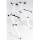 AKMUZ Typ Z WHITE - statyw pod keyboard biały , statyw keyboardowy, statyw do pianina cyfrowego
