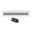 Yamaha P-225 WH – pianino cyfrowe + zestaw pedałów Yamaha FC-35 P225