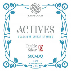 Knobloch Strings 500ADQ ACTIVES Double Silver QZ Nylon – Struny do Gitary Klasycznej