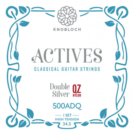 Knobloch Strings 500ADQ ACTIVES Double Silver QZ Nylon – Struny do Gitary Klasycznej