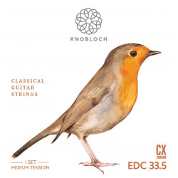 Knobloch Strings EDC33.5 ERITHACUS Double Silver CX Carbon – Struny do Gitary Klasycznej