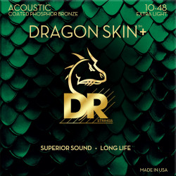 DR DAP 10-48 DRAGON SKIN+ - struny do gitary akustycznej