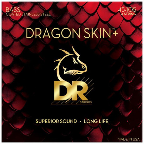 DR DBS 45-105 DRAGON SKIN+ - struny do gitary basowej