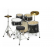 Millenium Focus Junior Drum Set Black - zestaw perkusyjny dziecięcy