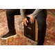 MEINL Percussion Artisan Edition Pickup Cajon Soleá Line Dark Olive Burst - cajon PAESLDOB