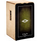 MEINL Percussion Artisan Edition Pickup Cajon Soleá Line Dark Olive Burst - cajon PAESLDOB