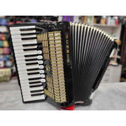 Hohner VERDI II N - Akordeon 96 bas 3-chórowy dyskant, z futerałem i szelkami