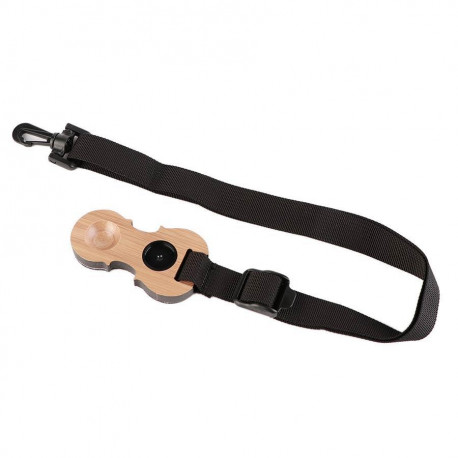 Artino SP-27 - podstawka pin stoper pod nóżkę wiolonczelową ARTINO (drewniana z paskiem w kształcie instrumentu)