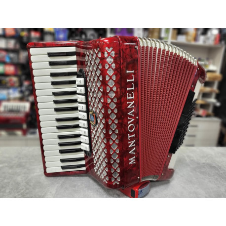 MANTOVANELLI 72 bas, 4-chórowy akordeon używany, w idealnym stanie, z gwarancją !