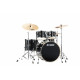 TAMA IP52H6W-HBK TAMA Imperialstar Drum Set + Cymbal Set MEINL 14/16/20 Imperial Star