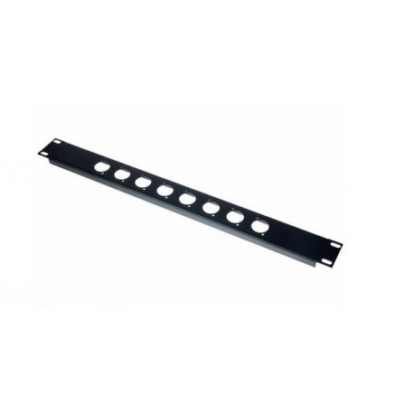 Flyht Pro Rack Panel 1U 8x XLR D-Format - listwa rackowa