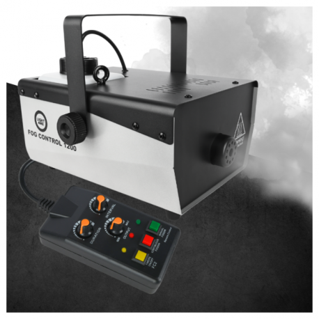 Light4Me FOG CONTROL 1200 TIMER - Wytwornica dymu mgły, pilot z timerem + pilot bezprzewodowy