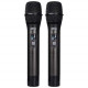 DNA FU DUAL VOCAL wokalowy mikrofon bezprzewodowy zestaw 2x nadajnik doręczny do karaoke