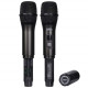 DNA FU DUAL VOCAL wokalowy mikrofon bezprzewodowy zestaw 2x nadajnik doręczny do karaoke