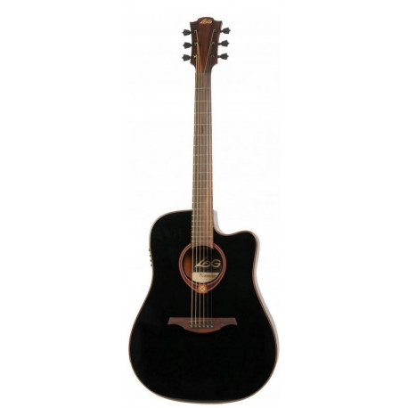 Lag T118DCE-BLK - gitara elektro - akustyczna T118 DCE BK