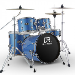 Dirty Rabbit Q80 Blue - Przenośny zestaw perkusyjny Q80b perkusja