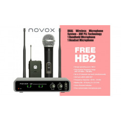 NOVOX FREE HB2 Podwójny zestaw bezprzewodowy