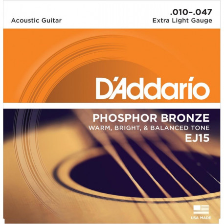 D'Addario EJ-15 - struny do gitary akustycznej