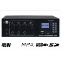 RH Sound PA450BE/MP3 - Wzmacniacz 100V z odtwarzaczem MP3