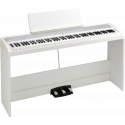 KORG B2 SP WH Pianino cyfrowe - kompletny zestaw ze statywem i pedałami
