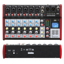Novox M8 MKII - mikser analogowy + MP3/Bluetooth