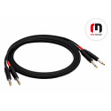 RED'S AU1350 BX - kabel stereo 2x jack6,3 - 2x jack 6,3 5mb