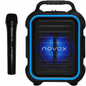NOVOX Mobilite Blue - kolumna przenośna z akumulatorem łączność BT, port USB/SD i mikrofon