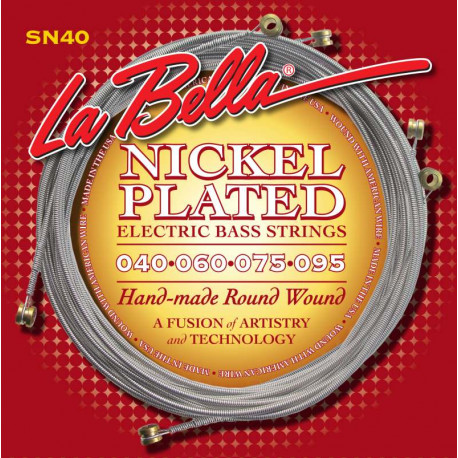 LaBella SN40 Nickel Rounds Struny do gitary basowej 4-strunowej