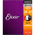 Elixir 11002 NanoWeb Bronze Extra Light 10-47 struny akustyczne