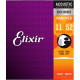 Elixir 11027 NanoWeb Bronze Custom Light 11-52 struny akustyczne