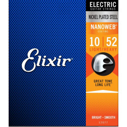Elixir 12077 NanoWeb Light 10-52 struny elektryczne