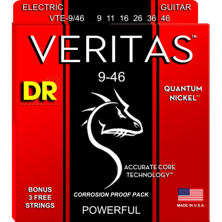 DR VTE 9-46 VERITAS - struny do gitary elektrycznej