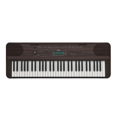 Yamaha PSR E360 DW - Keyboard z klawiaturą dynamiczną (ciemny orzech)