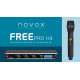 Novox FREE PRO H4 - Mikrofon bezprzewodowy (zestaw poczwórny)