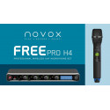 Novox FREE PRO H4 - mikrofon bezprzewodowy (zestaw poczwórny)