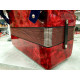 WELTMEISTER Grandina 120 bas - Gryf B, 49cm, czerwona, futerał soft