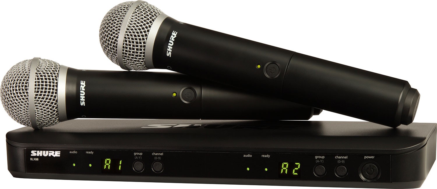 Shure BLX-288/PG-58 - Zestaw podwójny 2x PG58