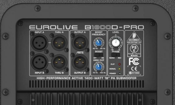 Behringer B1800D Pro - Aktywny subwoofer