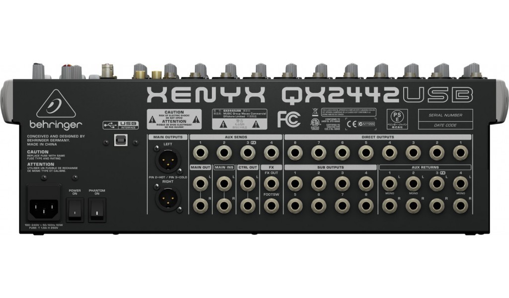 Behringer XENYX QX2442USB