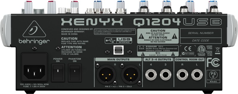 Behringer XENYX Q1204USB